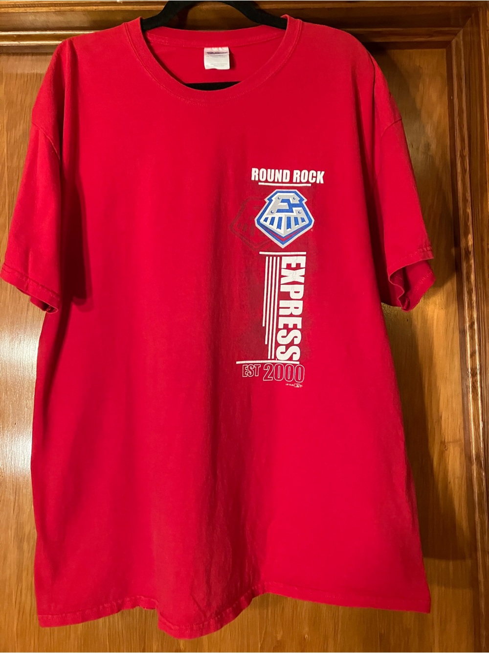 Gildan Red Round Rock Express Graphic Tee - Men